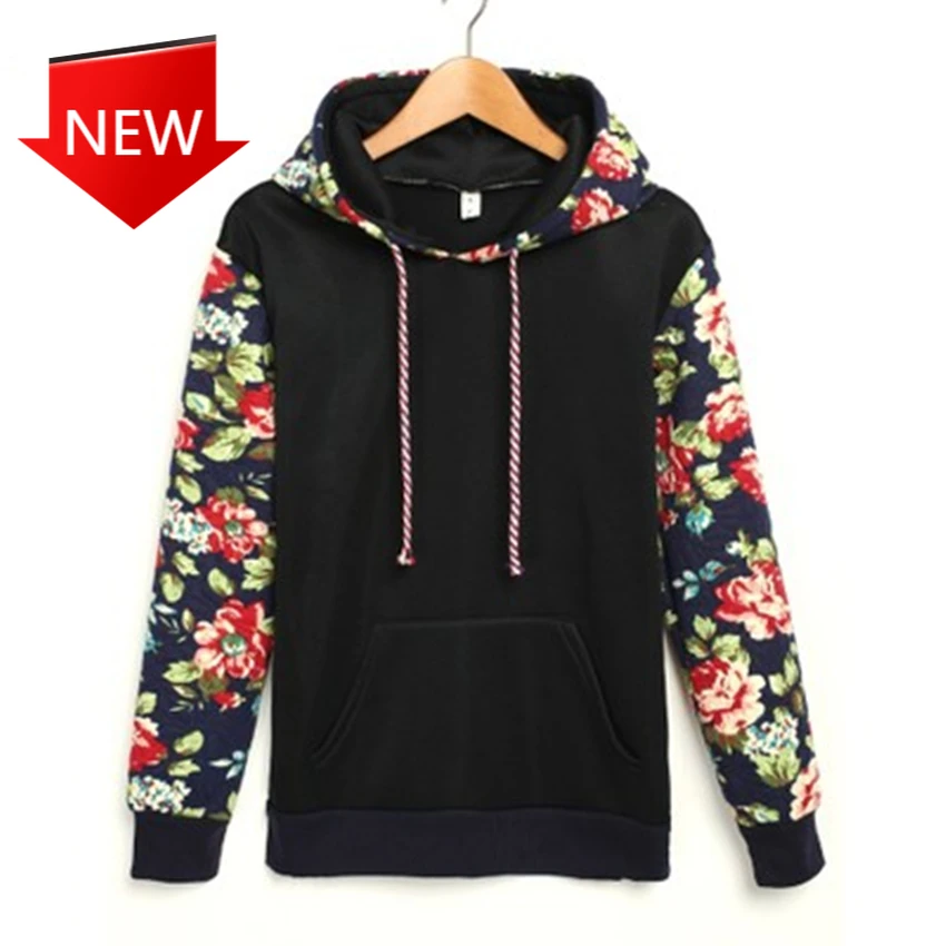 

Толстовка с капюшоном, женские толстовки, модные повседневные женские спортивные костюмы, оптовая продажа, новинка, ретро, цветочные, очаро...