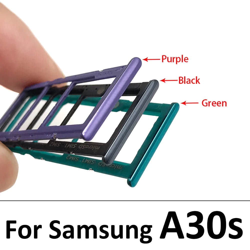 Новый держатель слота для Sim-карты Samsung A30S A307F A50S A507F A31 A315F A51 A515F A71 A715F A60 A6060 Запасная