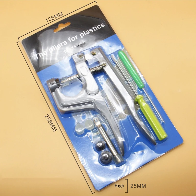 

Handmade DIY Sewing Tools Snap Pliers and 360 Sets of T5 Snap Poppers Plastic Button Kit Installation Tools Pliers Making Tools