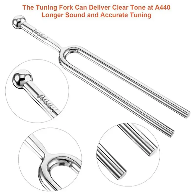 

Standard A 440 Hz Tuning Fork Violin Viola Cello A Tone Tuner Steel Fork Tuning Instrument Music For Guitar Tools