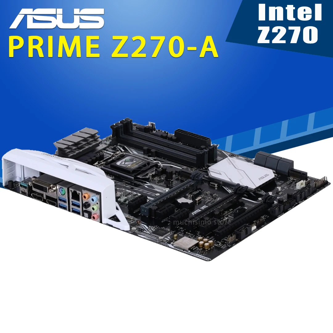 Preise LGA 1151 Asus PRIME Z270-A Motherboard Unterstützung 6th 7th-Gen Core I7/i5/i3 DDR4 64GB PCI-E 3,0 Desktop Intel Z270 Placa-Mãe 1151
