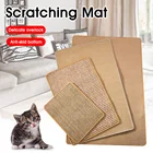 Коврик-Когтеточка для кошек, 3 размера, из сизаля, для защиты дивана, нескользящая Когтеточка