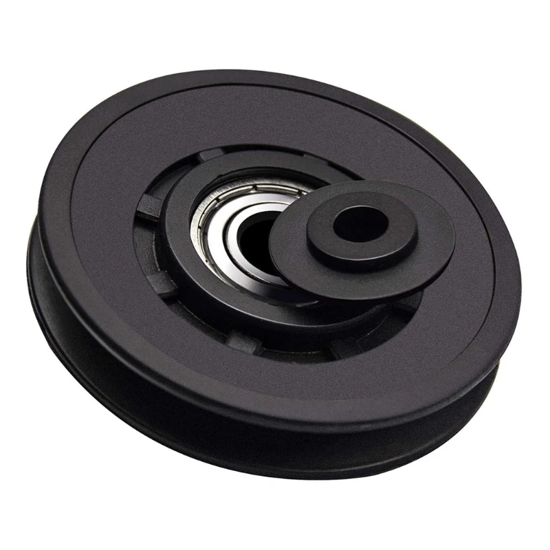 

Pulley Wheel Bearing Wearproof Nylon Shell Grooved Edge Cable Machine Equipment Parts, Weight Lifting Attachment Parts 87HF