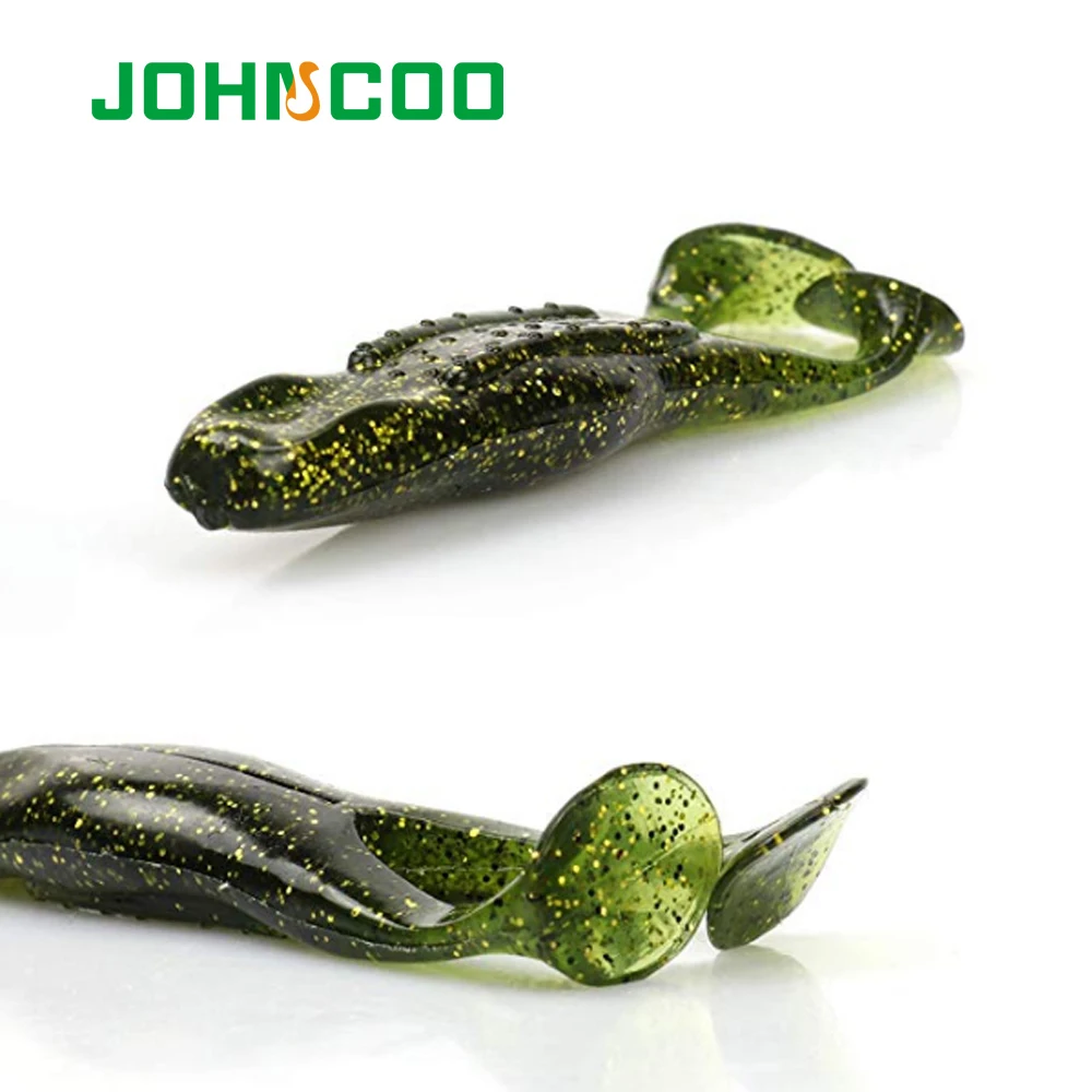 JOHNCOO 3 шт. приманка для рыбы в виде мягкой лягушки рыболовная приманки ловли