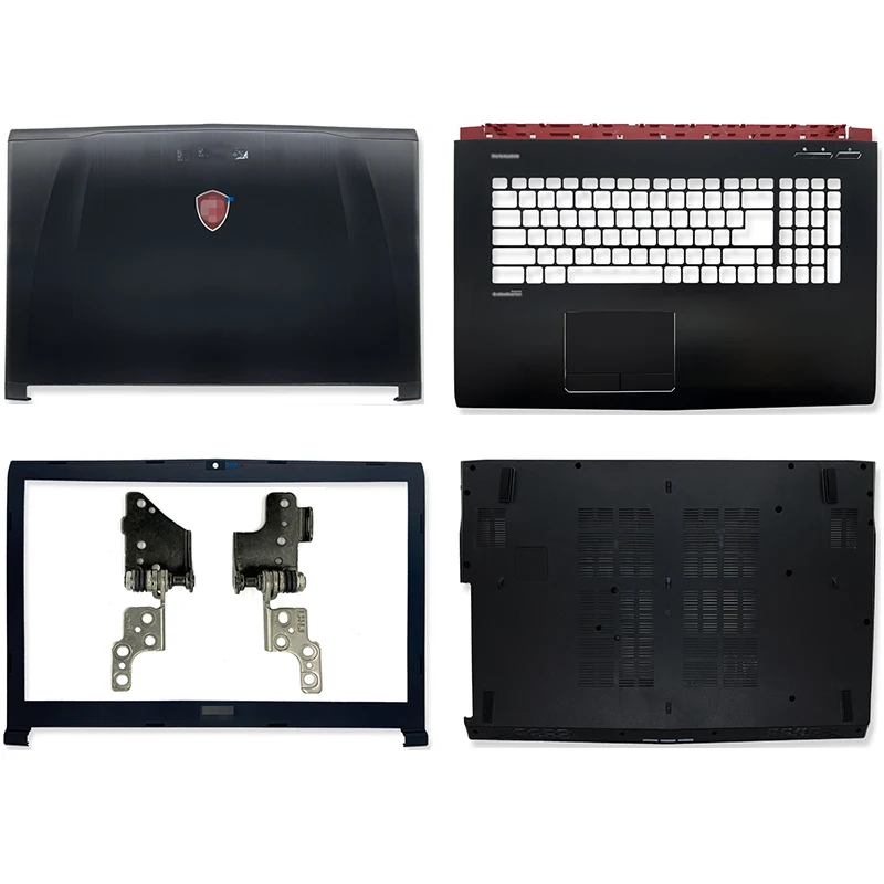 

NEW For MSI GE72 GE72VR MS-1791 MS-1792 2QD Apache PRO Laptop LCD Back Cover/Front Bezel/Palmrest/Hinges Cover/Bottom Case Black