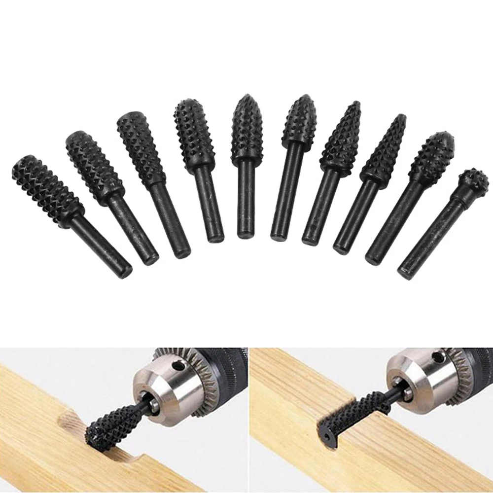 

Practical 10 PCS 6MM Shank DIY Drill Bit Set Carpentry Cutting Tools For General Building & Engineering Power Tools