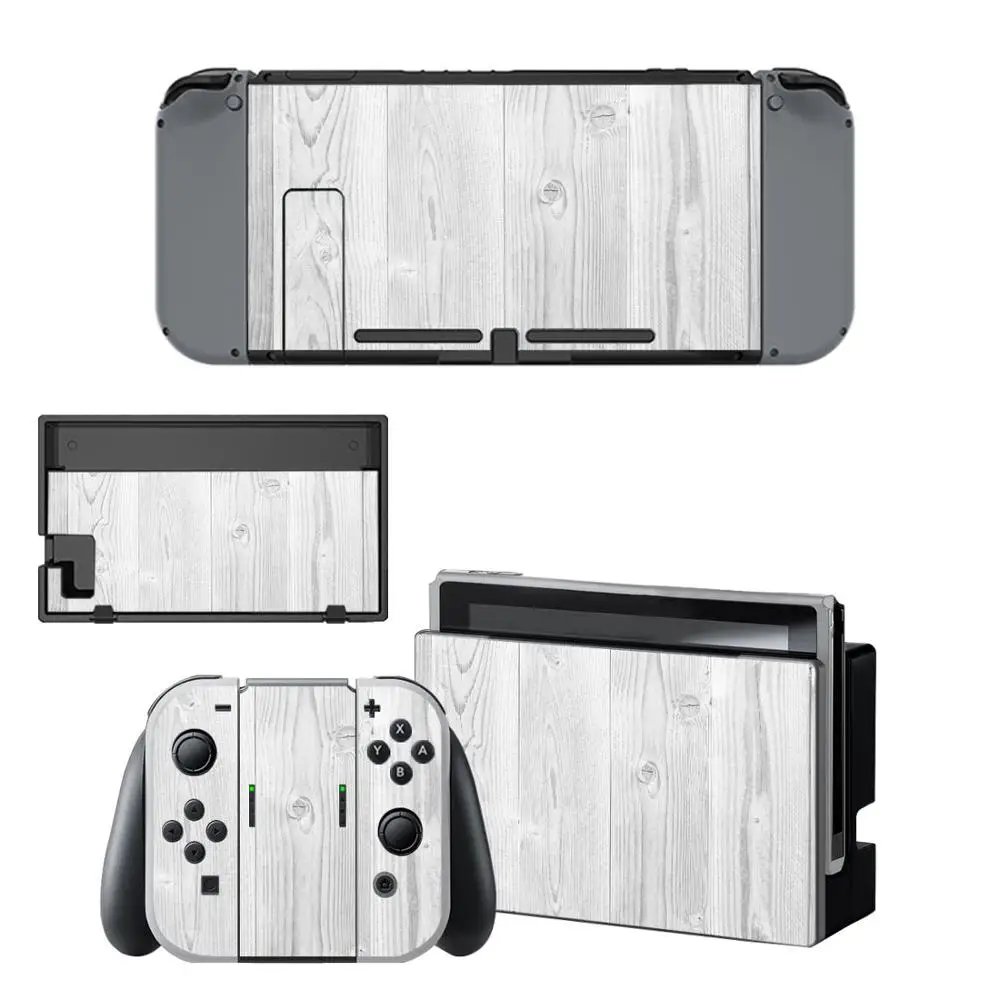 

12 стилей s виниловая наклейка под дерево стильная наклейка кожаная наклейка для Nintendo Switch NS NX защита консоли игровой аксессуар NintendoSwitch