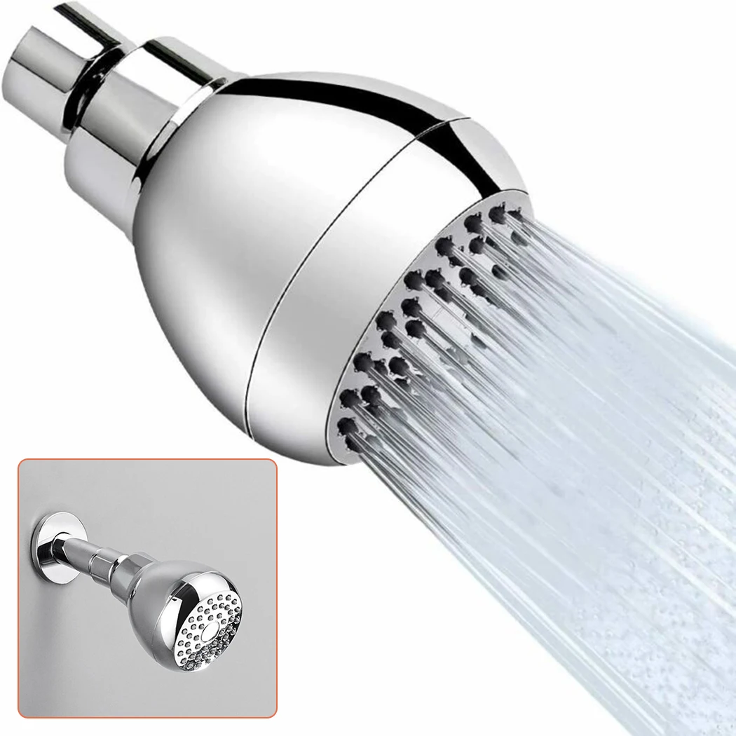 

High Pressure Shower Head 3 Inch Anti-leak Rainfall Connector 2.5 gallons
