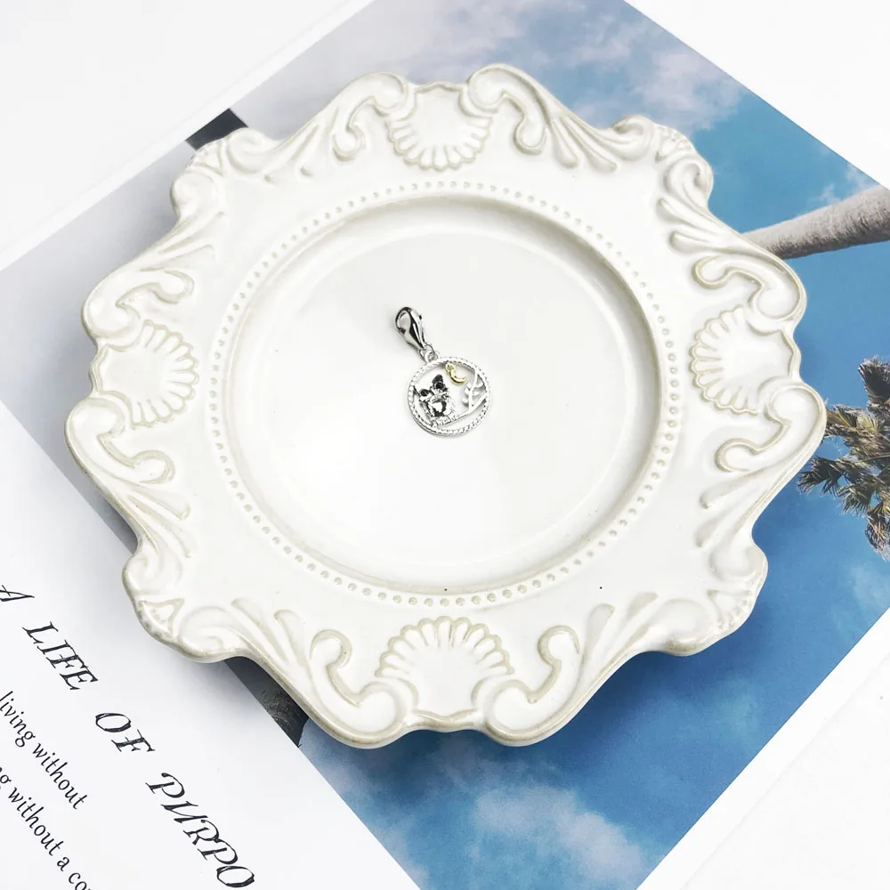 Подвеска в виде совы и Луны новый европейский модный романтический подарок для