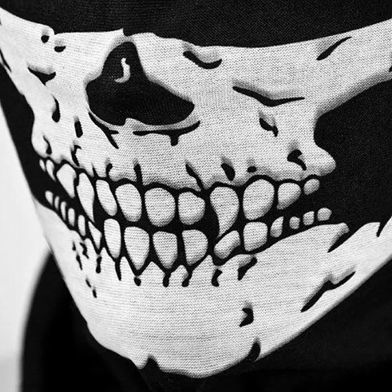 EAFC 1 шт. мотоциклетная Ветрозащитная маска с черепом и лицом-призрака для занятий - Фото №1