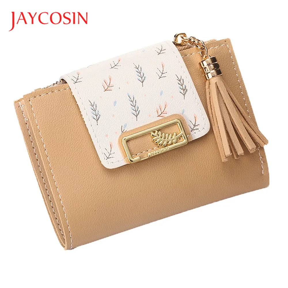 Многофункциональный Женский кошелек Jaycosin модный лоскутный маленький для монет