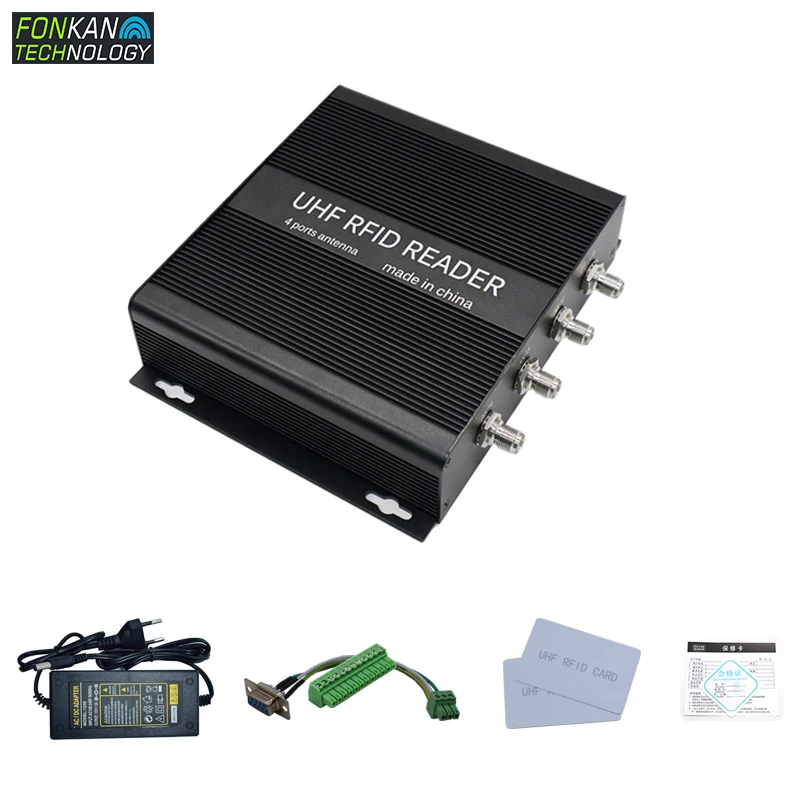 FONKAN большой радиус действия 860 960 МГц Impinj R2000 фиксированный uhf Считыватель RFID 4