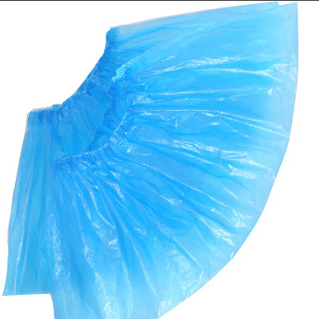 100 шт одноразовые пластиковые водонепроницаемые ботинки Крышка Для Ботинок