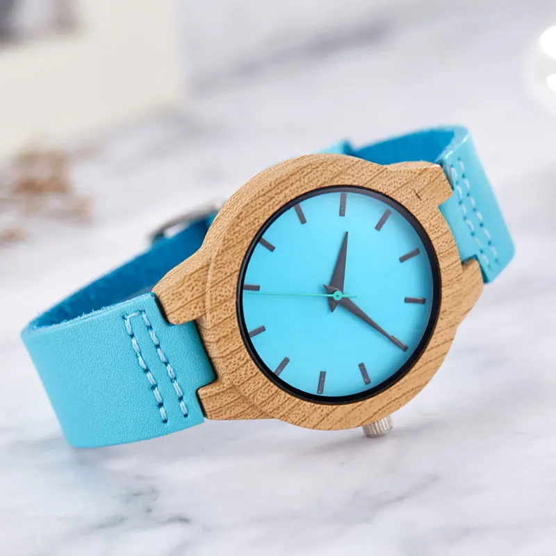 men watch 1 Креативные синие часы из имитации дерева для мужчин и женщин, деревянные часы для пары, наручные часы для влюбленных, Часы Из Натурального Коричневого Дерева, мужские часы - Цвет: men watch 1