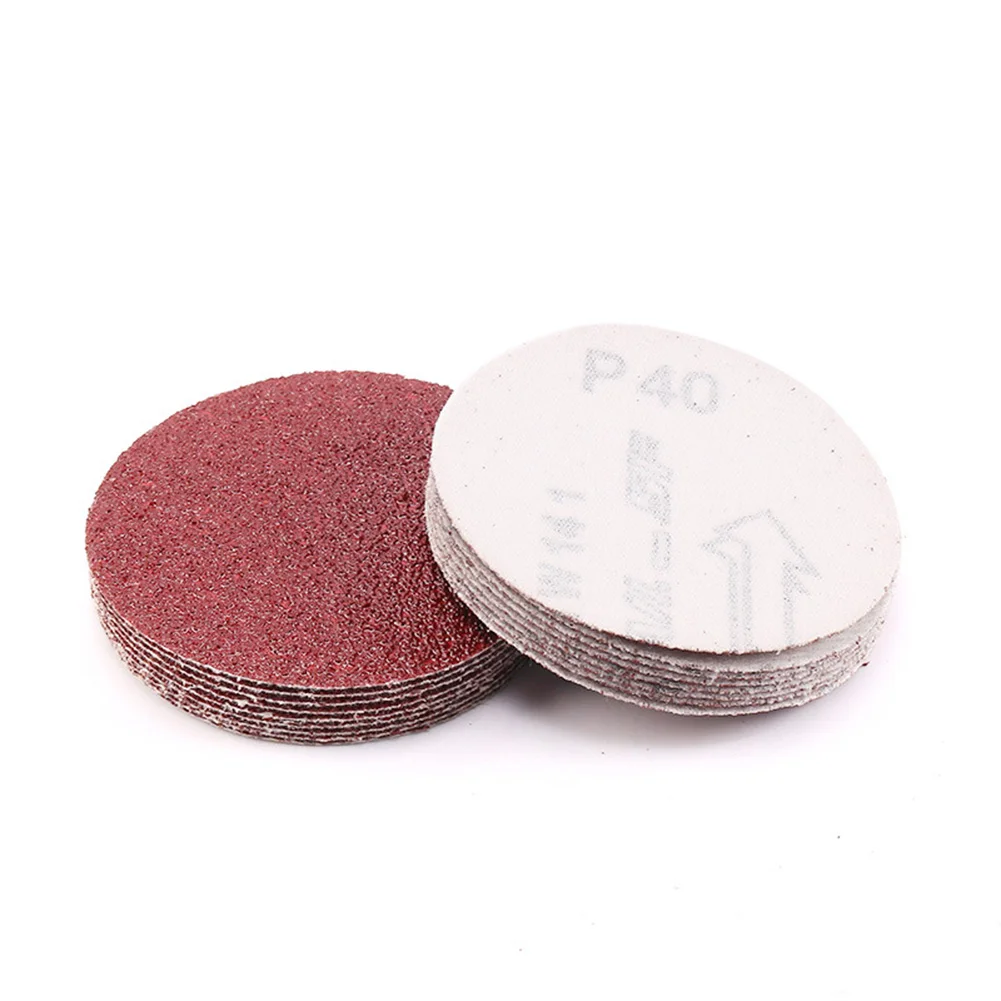 

100pk Hook And Loop DA Sanding Grinding Abrasive Pad Mixed Grit 3\" 75mm Sander Parts Accessories 100* Sandpaper