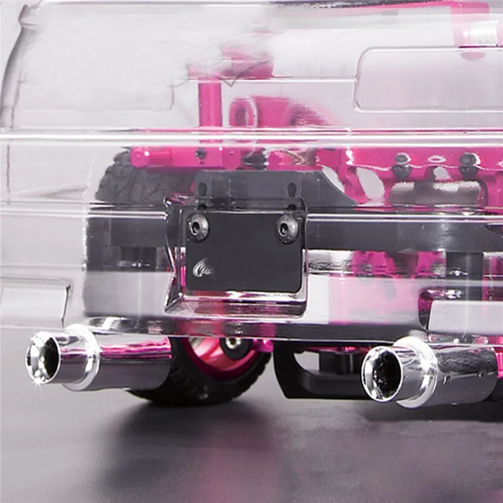 Комплект рамок для гоночного автомобиля с выхлопной трубой и номерным знаком 1/10