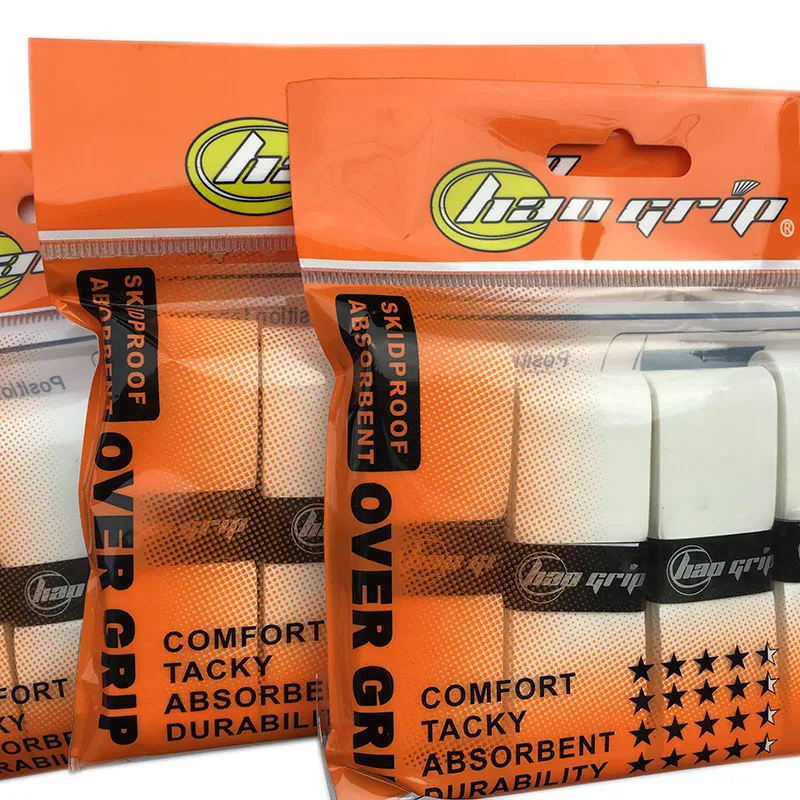 (1 упаковка = 4 шт.) нарукавники для тенниса Haogrip Super sticness tacky Tennis rackets grip вязкие