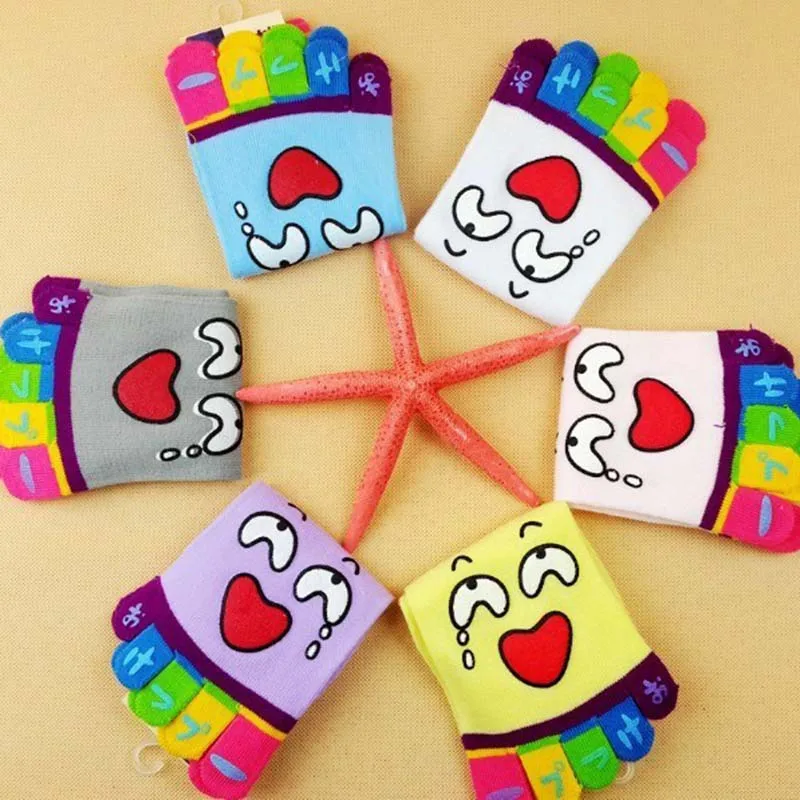 Новые носки с принтом из мультфильма пятью носками мужские и женские хлопковые