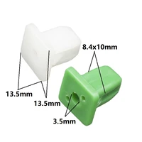 3 5mm fast screw seat nut grommet clip fast wire nail white green retainers 30pcs wholesale