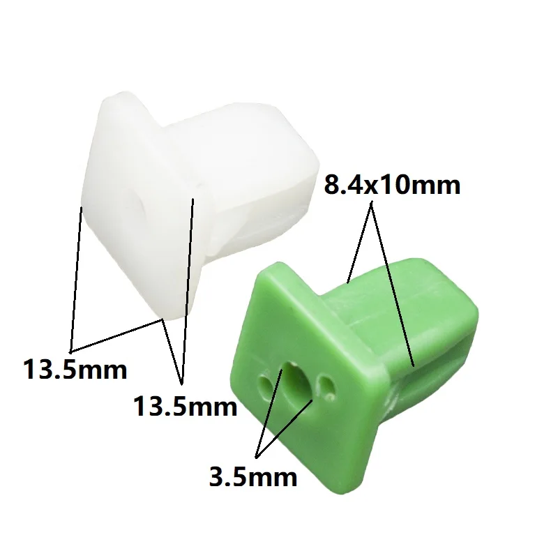 3.5mm Fast screw seat Nut &amp Grommet Clip wire nail White Green Retainers 30Pcs Wholesale | Автомобили и мотоциклы