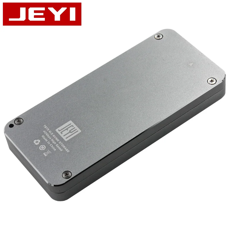 JEYI thunderbolt 3 m.2 nvme корпус чехол для мобильного телефона NVME TO TYPE-C алюминиевый тип C3.1 m. 2 USB3.1 M.2 PCIE U.2 SSD LEIDIAN-3