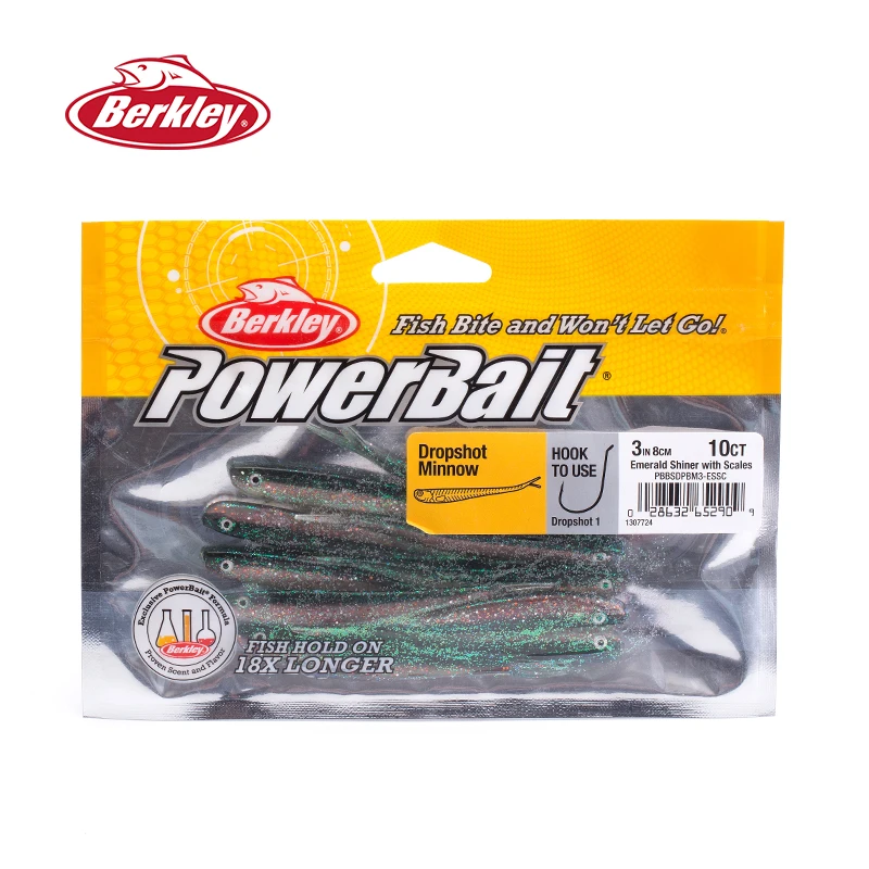 Berkley PowerBait PBBSDPBM3 3 дюйма 8 см 10 шт./пакет мягкая рыболовная приманка цвета