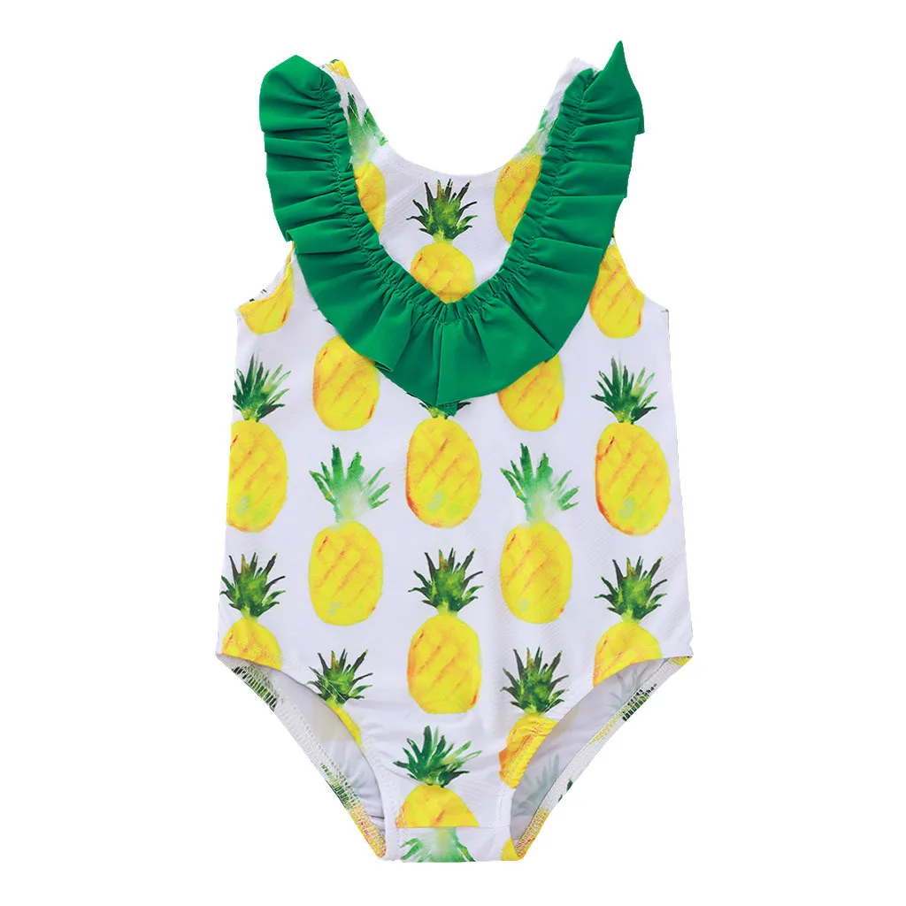 Новое Бикини для детей ясельного возраста милый купальник маленьких девочек