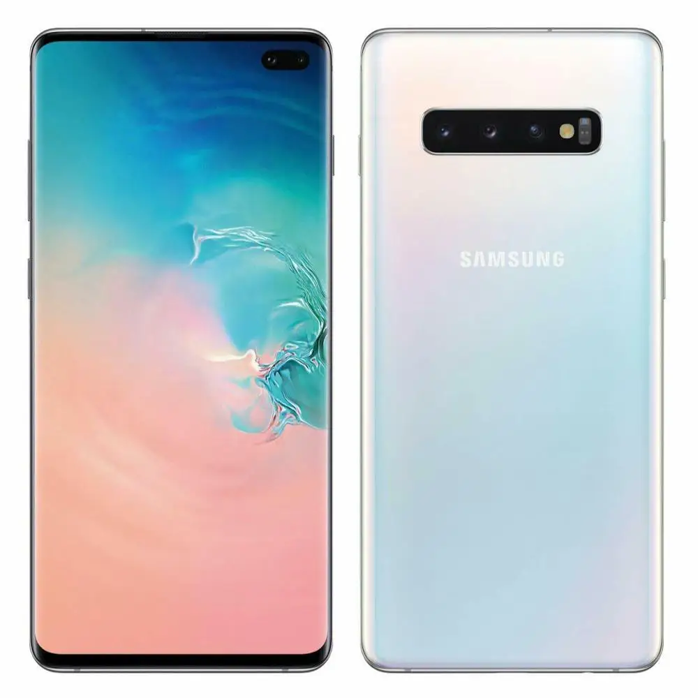 Samsung Galaxy S10 Plus S10+ G975F Android Мобильный Восьмиядерный Exynos 9820 8 Гб ram 128 ГБ rom 6," 5 камер NFC 4100 мАч