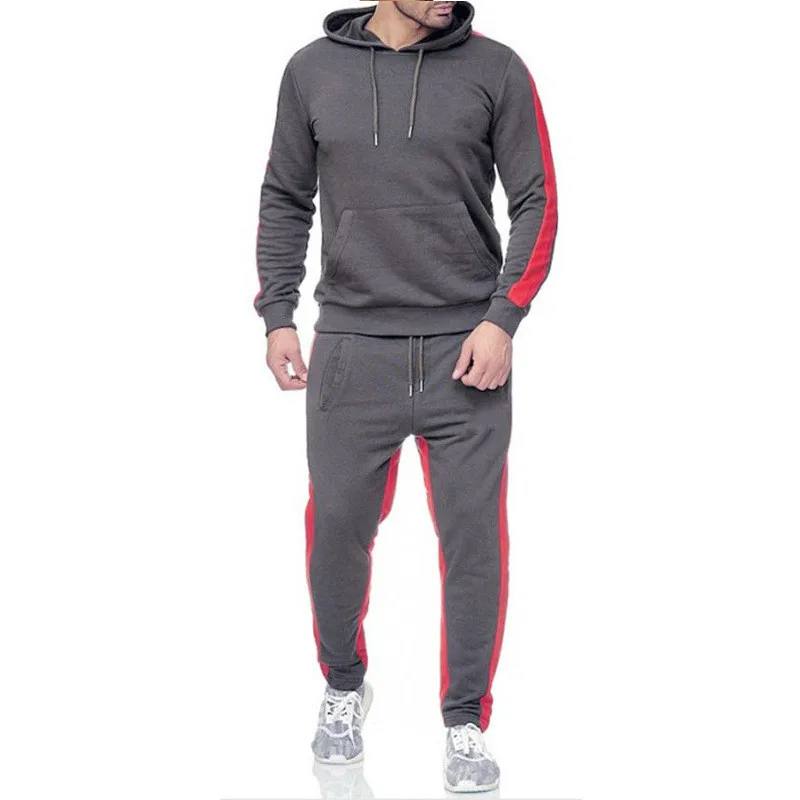 

Spring and Autumn Trend Hoodie Men's Pure Color Simple Style Breathable Jogging Rope Rope Training Pants Fashion Street Wear