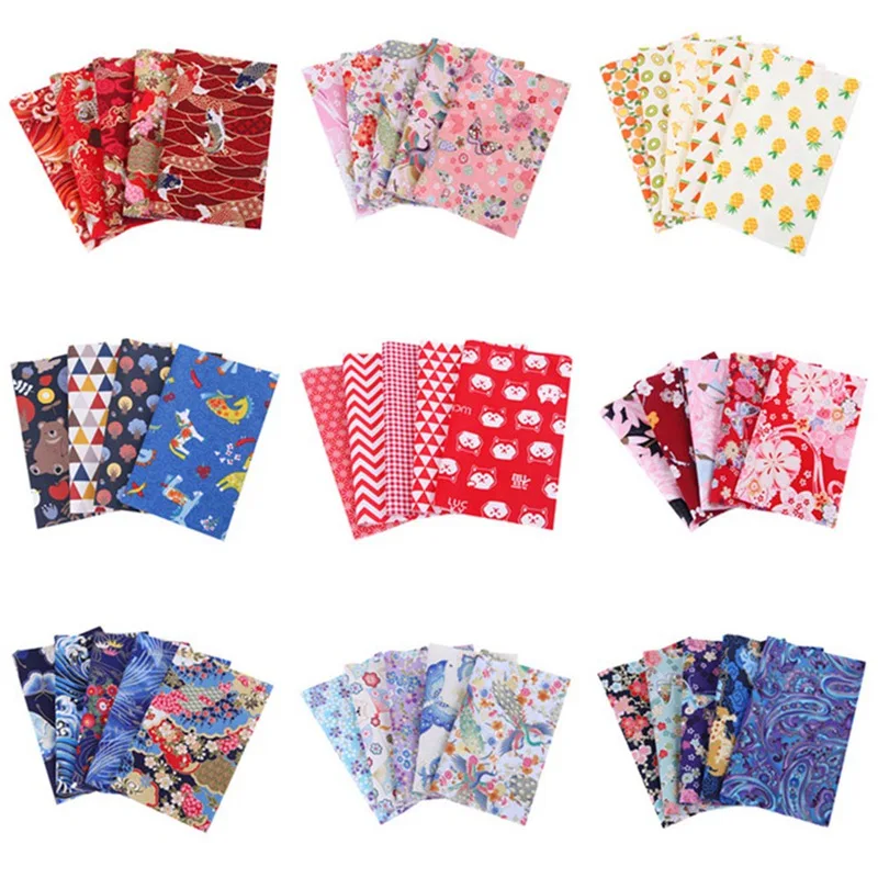 Ткань метров фиолетовый цветок в клетку горошек хлопчатобумажная ткань для