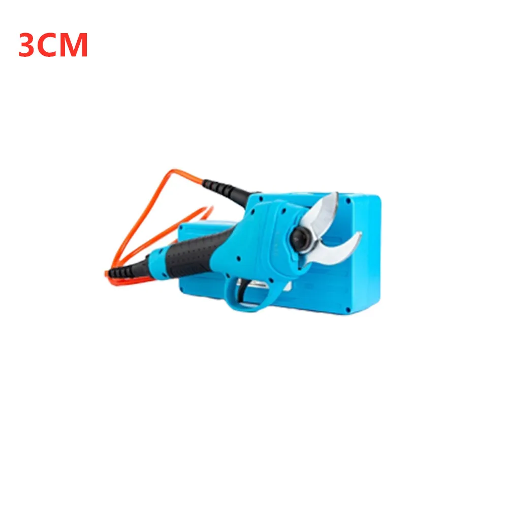 3 cm blue 450 Вт электрические ножницы Электрический секатор 36 В 4400 мАч литиевая батарея Электрический секатор ножницы садовые ножницы для фруктового дерева сад - Цвет: 3 cm blue