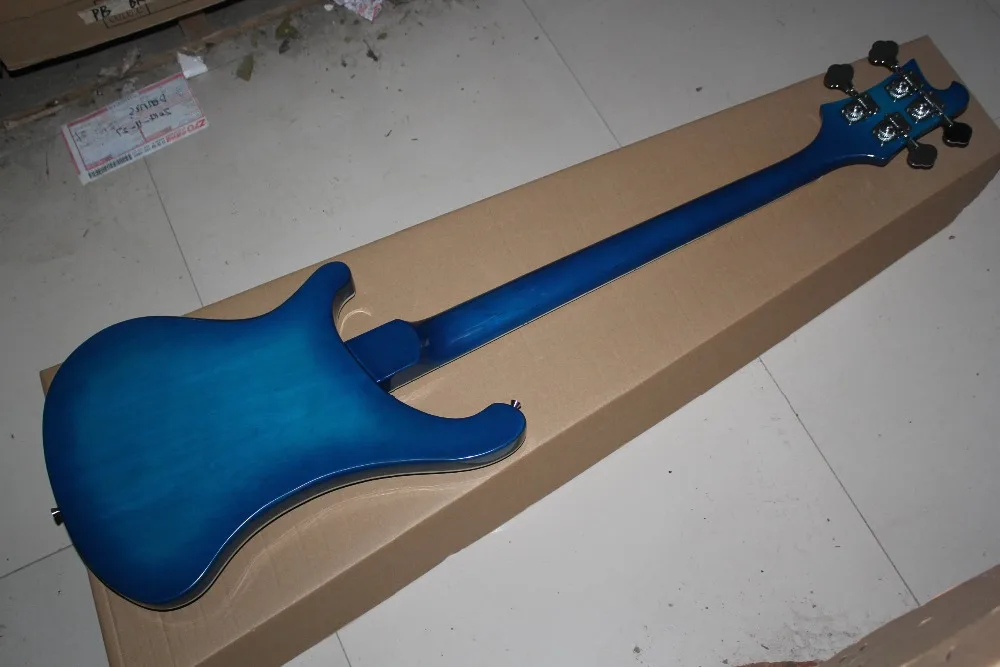 Новинка 2018 года фабрика и 4 струны Rickenback 4003 fireglo электрические басы прозрачные