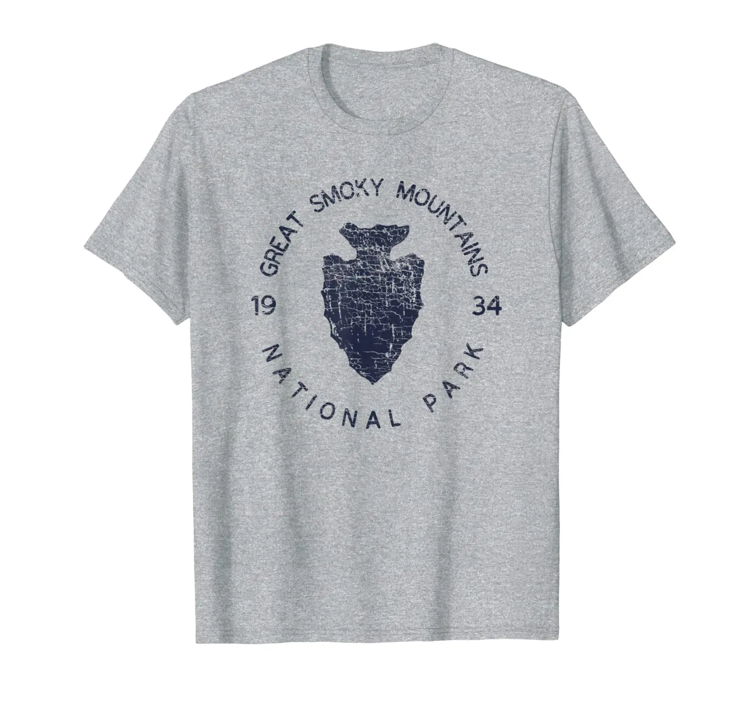 

Great Smoky Mountains National Park USA Vintage Design Navy T-Shirt