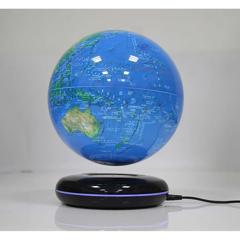 Домашнее украшение магнитная левитация 8 дюймов земляной вращающийся плавающий