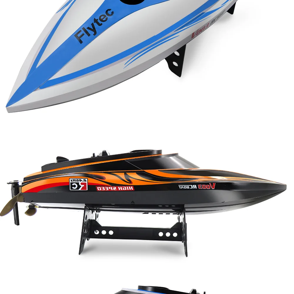 Радиоуправляемая лодка Flytec V003 детская лодка с дистанционным управлением очень большой размер зарядка катер для мальчиков водные игрушечные яхты Модель Катера