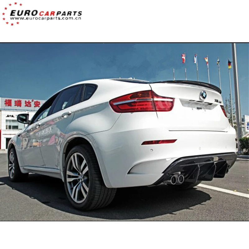 Диффузор X6 для серии E71 X6M задний диффузор из углеродного волокна ARKYM style x6 e71 |