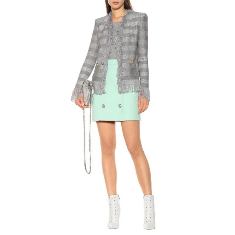 Женская облегающая прямая юбка элегантная однотонная мини с высокой талией в