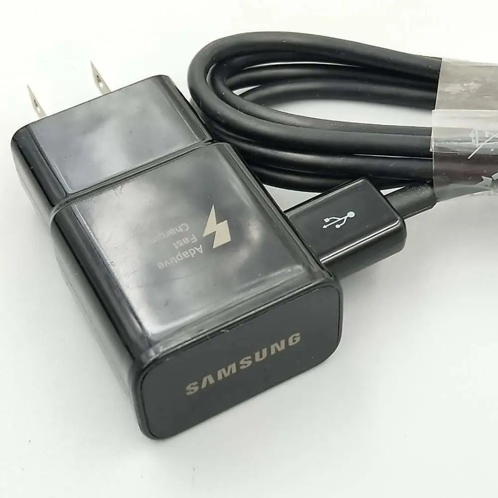 Оригинальный samsung Адаптивное быстрое зарядное устройство QC3.0 USB настенный