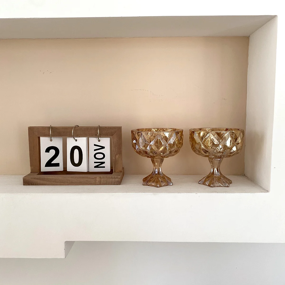 Хрустальный стакан винтажный Янтарный тисненый Кубок чашка для салата фруктов