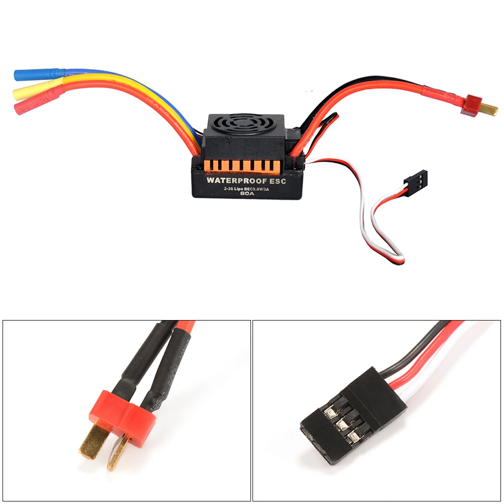 OCDAY непроницаемый BL3650 4300KV sin escobillas del двигатель с 60A ESC Combo de 1/10 coche RC