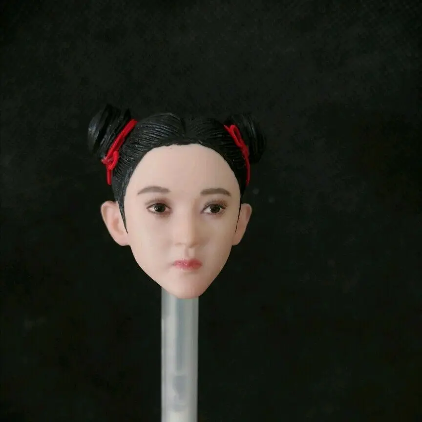 1/6 Little Girl Head Carving Female Child Head Sculpt fit 12 Phicen Figure Doll In Stock