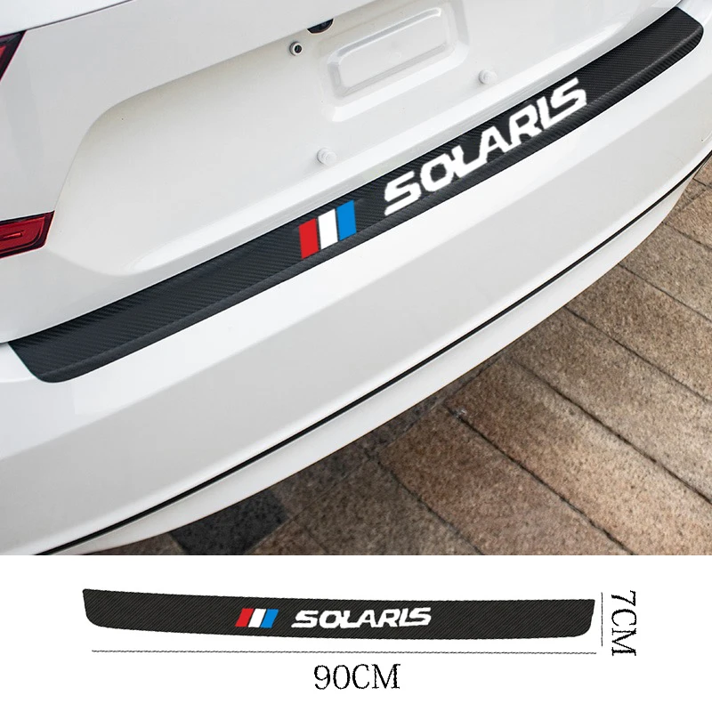 Аксессуары для Hyundai Solaris 2017 2018 2019 2020 автомобильные аксессуары из углеродного