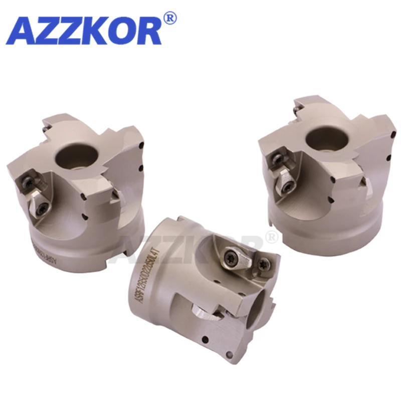 ASRF12 фреза с 4 фрезами торцевая Фрезерный резак SDMT1205 твердосплавные вставки T15