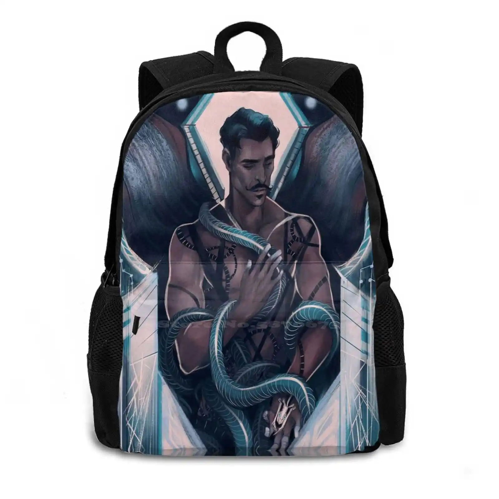 Дизайнерский рюкзак с 3D-принтом повседневная сумка Дориан павус дракон возраст