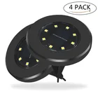 Светодиодный садовый фонарь на солнечной батарее, 8 светодиодов