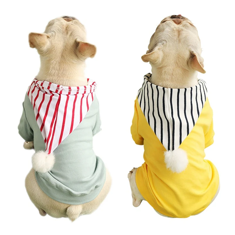 

Pet Costume Fleeced Clothes 2-legged Coat Small Dogs Warm Accessories Hooded Soft Jacket
