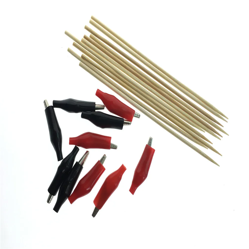 20 шт./лот военная модель цветной зажим для краски с бамбуковой палкой протектор