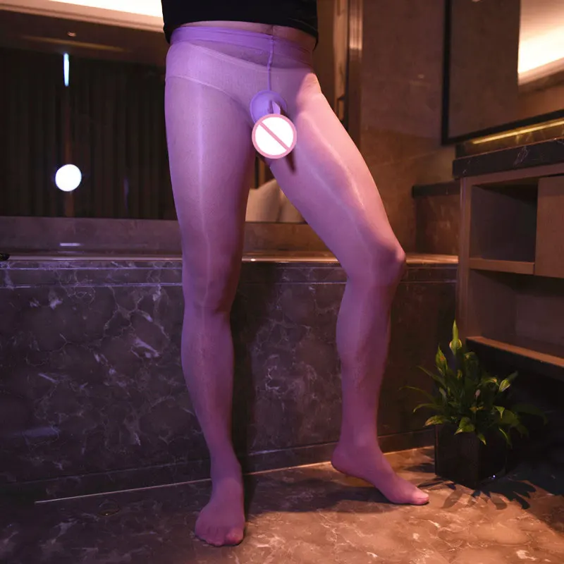 Сексуальные мужские u образные чулки яркие цвета сексуальные плотные прозрачные