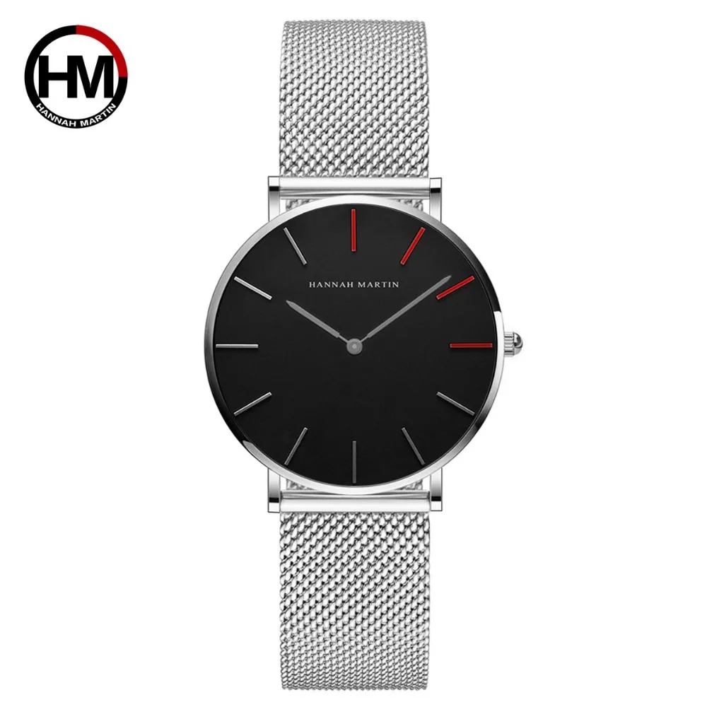 Часы наручные женские с японским кварцевым механизмом модные повседневные