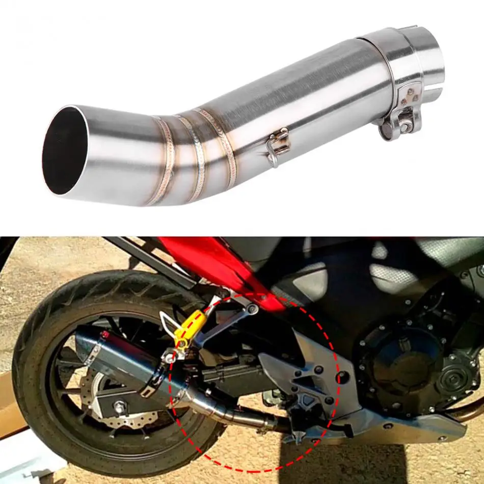 Средняя выхлопная труба мотоцикла ссылка подключения для Honda CBR500R CB500X CBR400R CB400X 2013